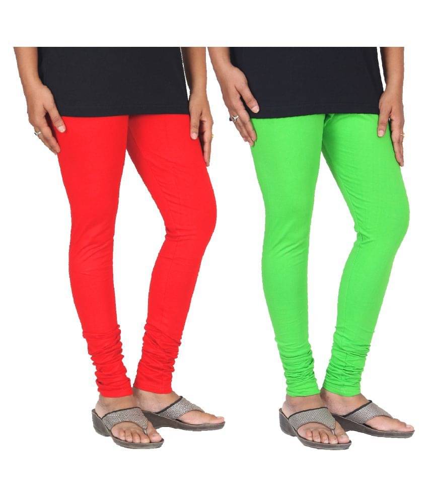     			Skandas Trendz Cotton Lycra Pack of 2 Leggings