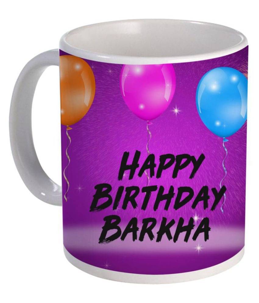     			COLOR YARD birthday Barkha Ceramic Coffee Mug 1 Pcs 325 ml