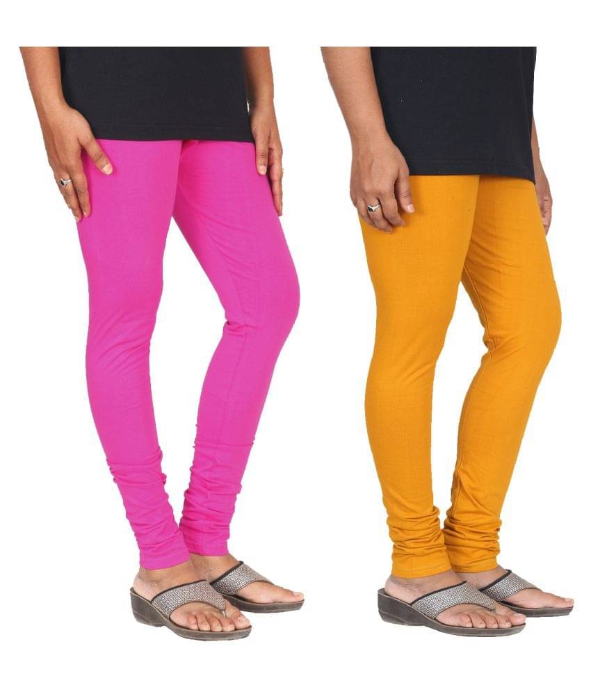     			Skandas Trendz Cotton Lycra Pack of 2 Leggings