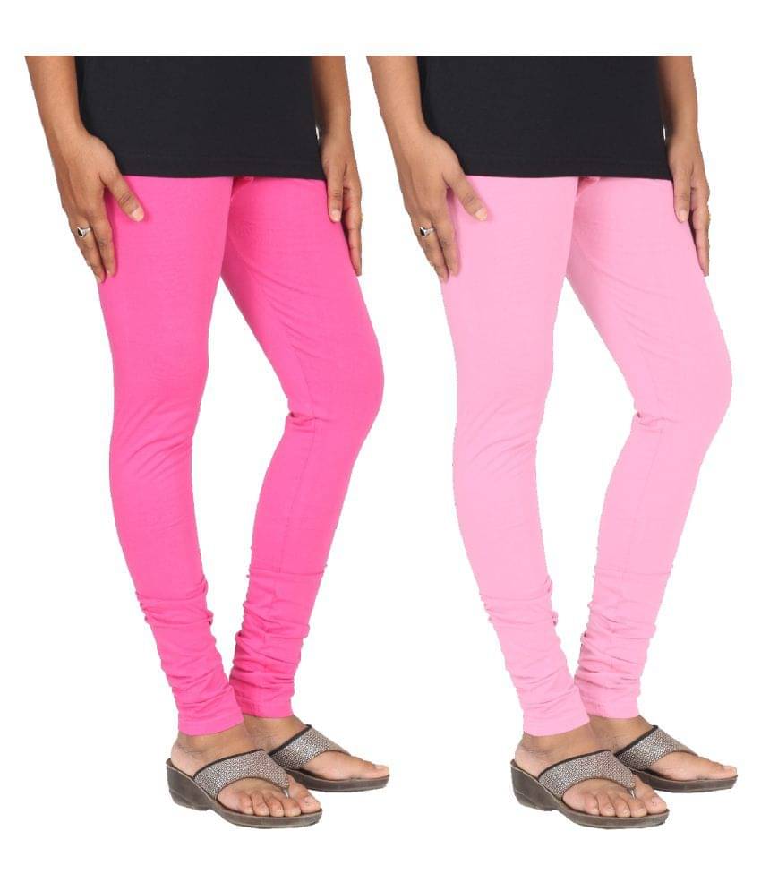     			Skandas Trendz Cotton Lycra Pack of 2 Leggings