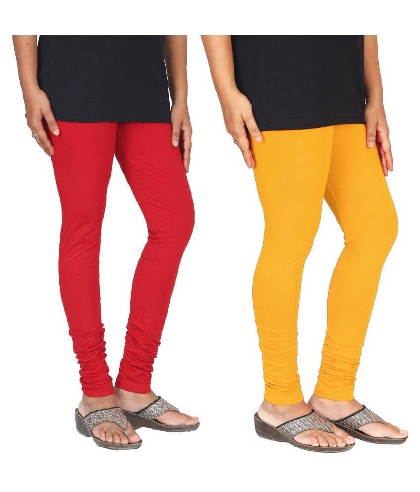    			Skandas Trendz Cotton Lycra Pack of 2 Leggings
