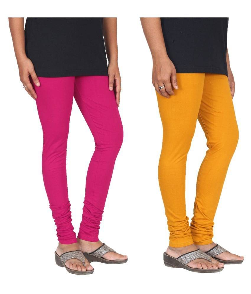     			Skandas Trendz Cotton Lycra Pack of 2 Leggings