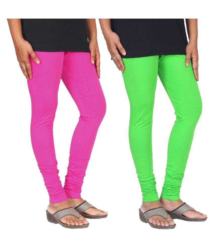     			Skandas Trendz Cotton Lycra Pack of 2 Leggings
