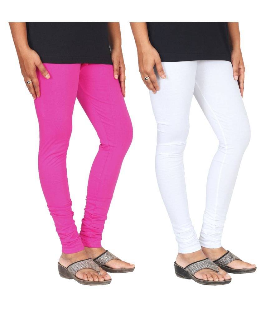     			Skandas Trendz Cotton Lycra Pack of 2 Leggings