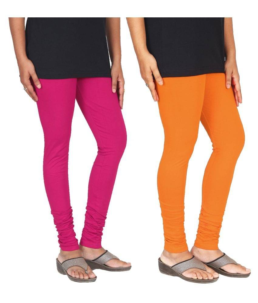     			Skandas Trendz Cotton Lycra Pack of 2 Leggings