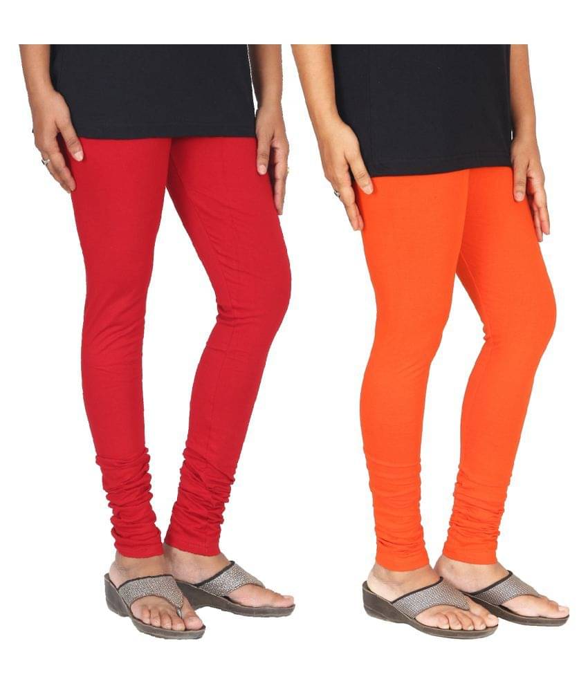     			Skandas Trendz Cotton Lycra Pack of 2 Leggings