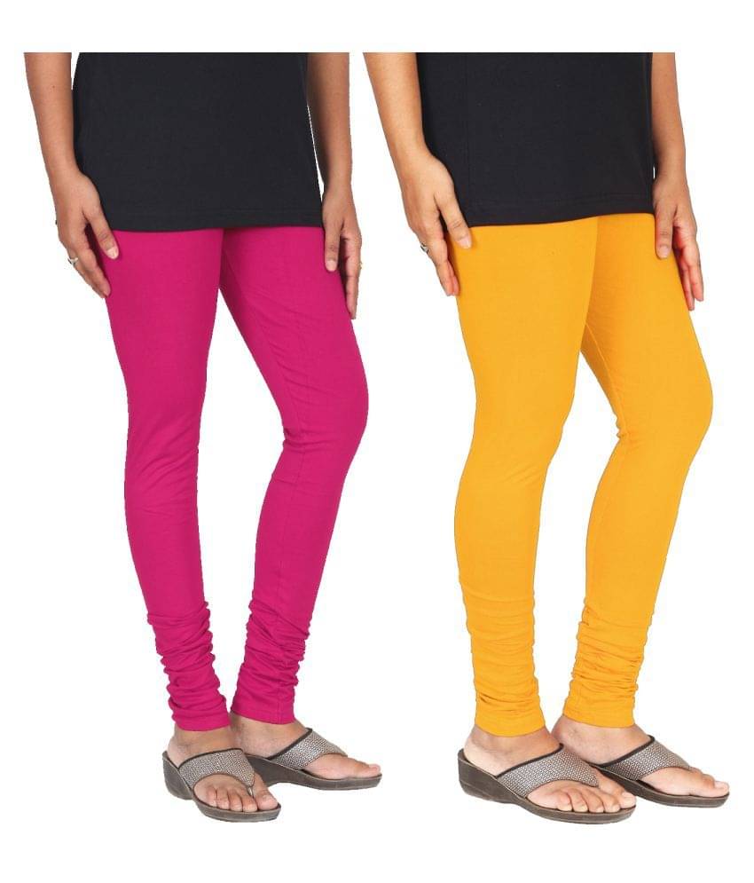     			Skandas Trendz Cotton Lycra Pack of 2 Leggings