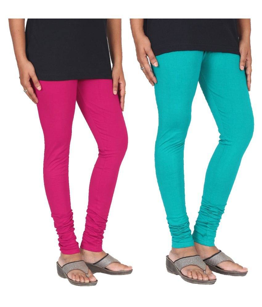     			Skandas Trendz Cotton Lycra Pack of 2 Leggings
