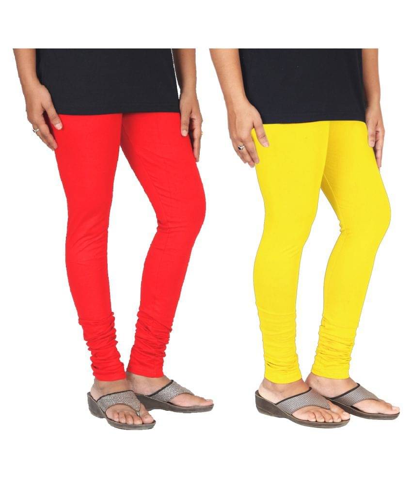     			Skandas Trendz Cotton Lycra Pack of 2 Leggings