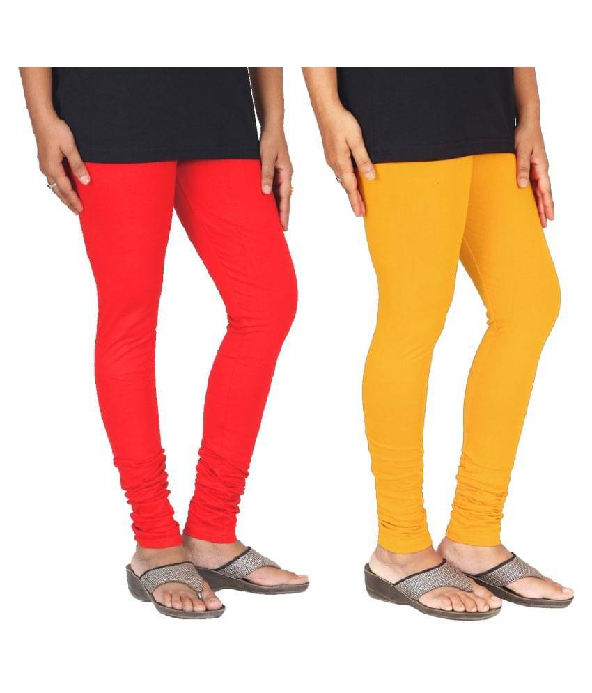     			Skandas Trendz Cotton Lycra Pack of 2 Leggings