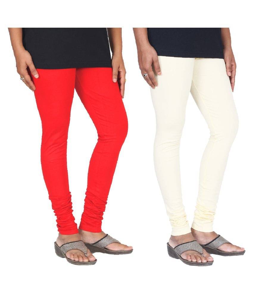    			Skandas Trendz Cotton Lycra Pack of 2 Leggings