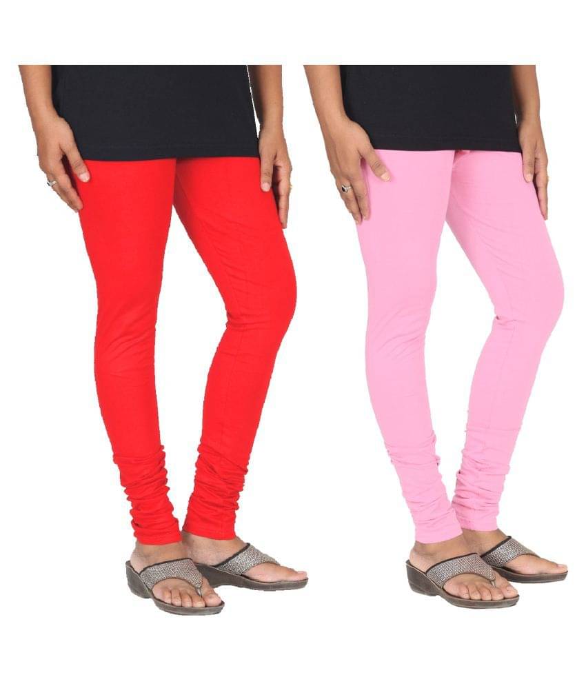     			Skandas Trendz Cotton Lycra Pack of 2 Leggings