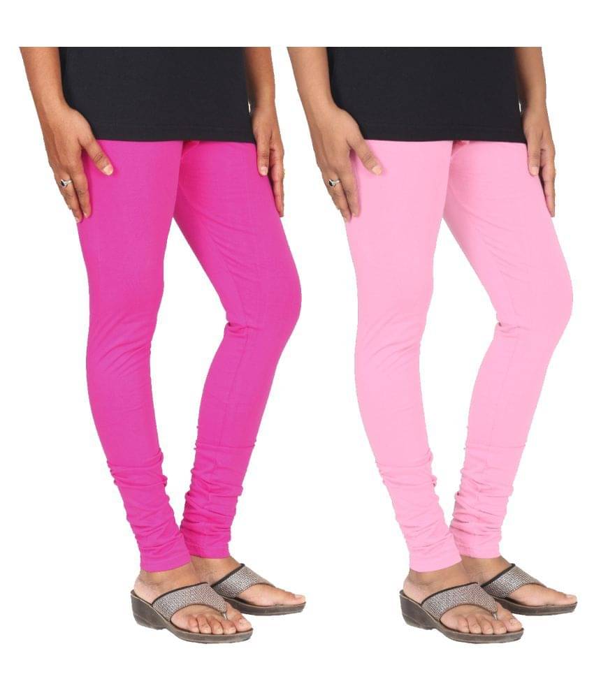     			Skandas Trendz Cotton Lycra Pack of 2 Leggings