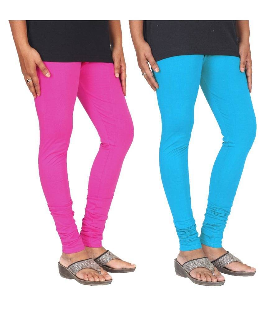     			Skandas Trendz Cotton Lycra Pack of 2 Leggings