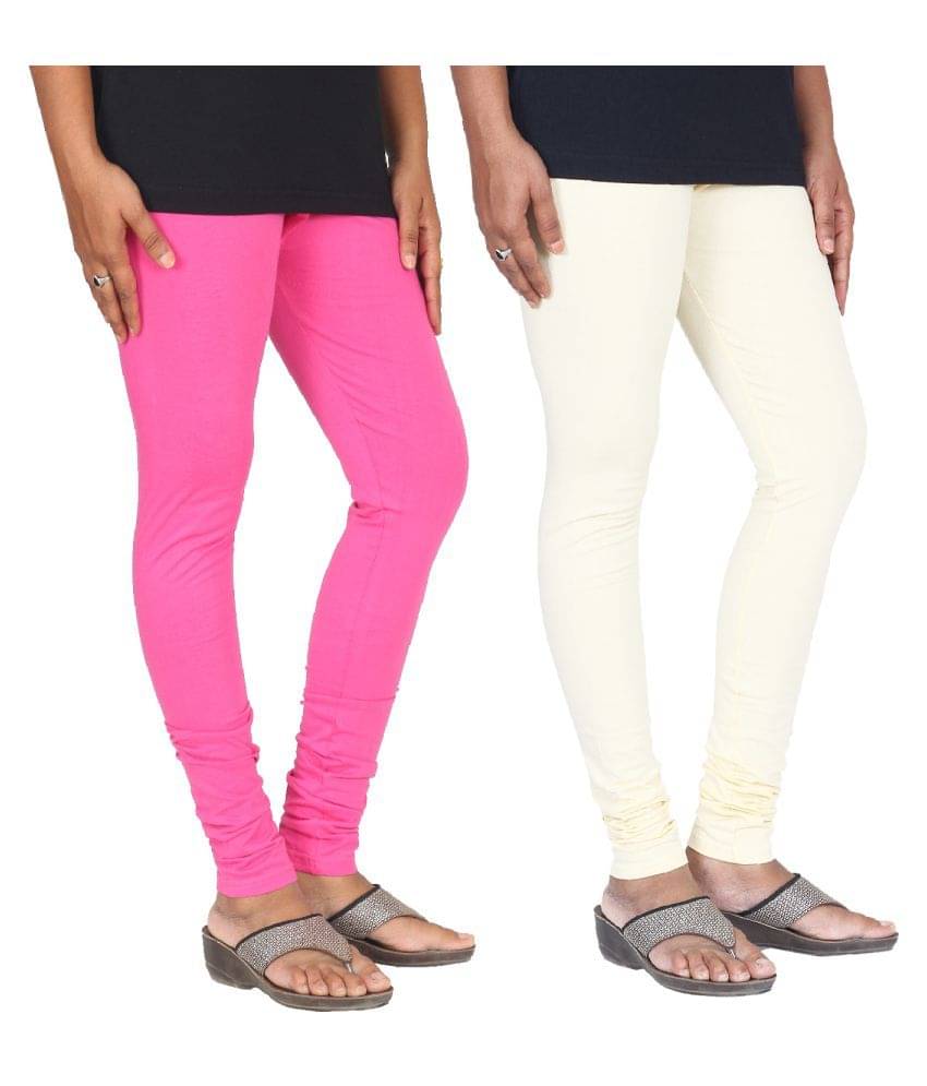     			Skandas Trendz Cotton Lycra Pack of 2 Leggings