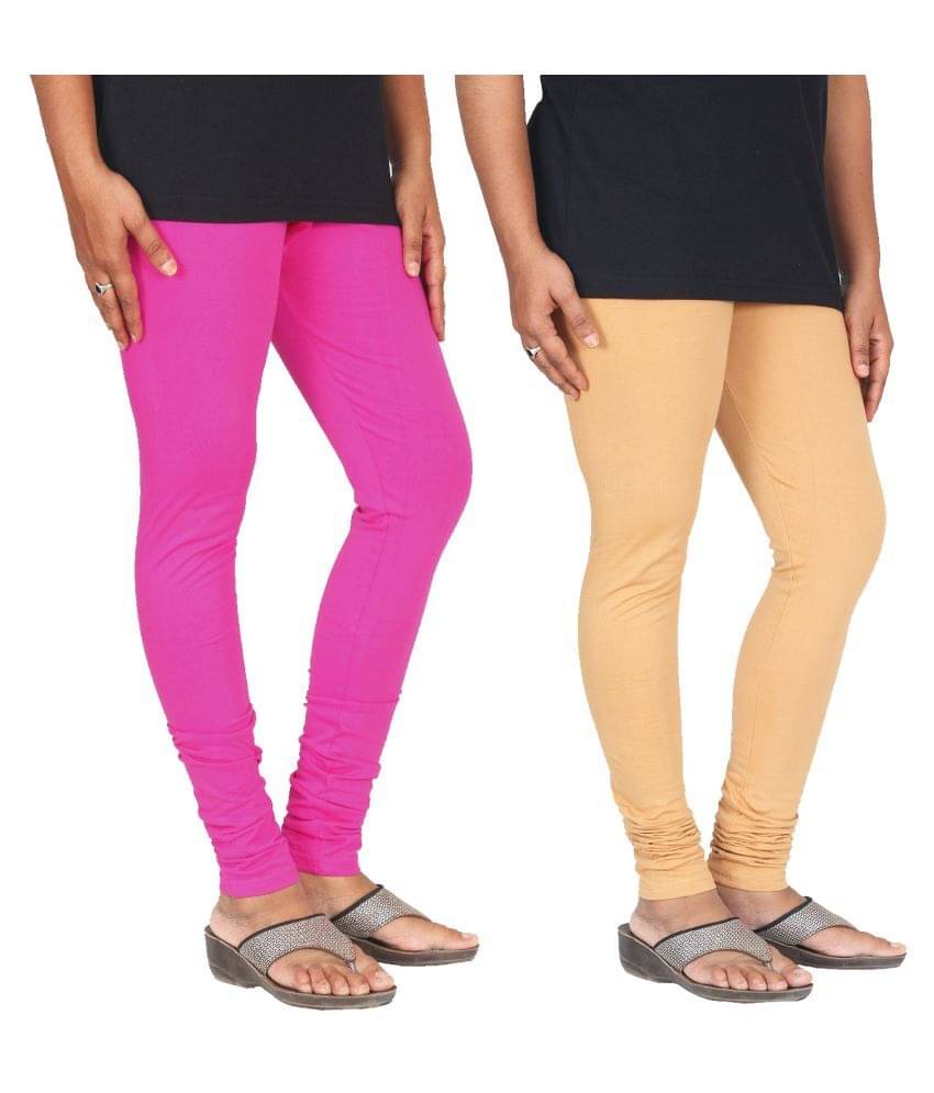     			Skandas Trendz Cotton Lycra Pack of 2 Leggings