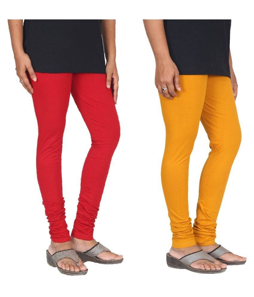     			Skandas Trendz Cotton Lycra Pack of 2 Leggings