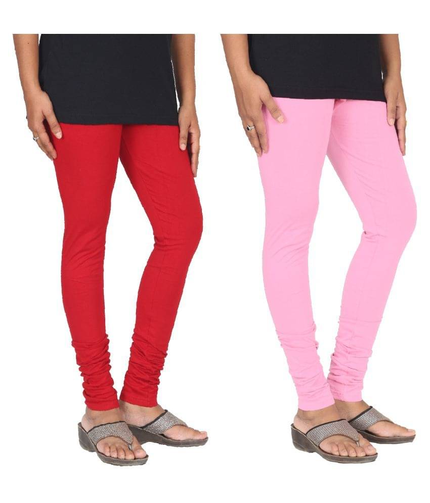     			Skandas Trendz Cotton Lycra Pack of 2 Leggings