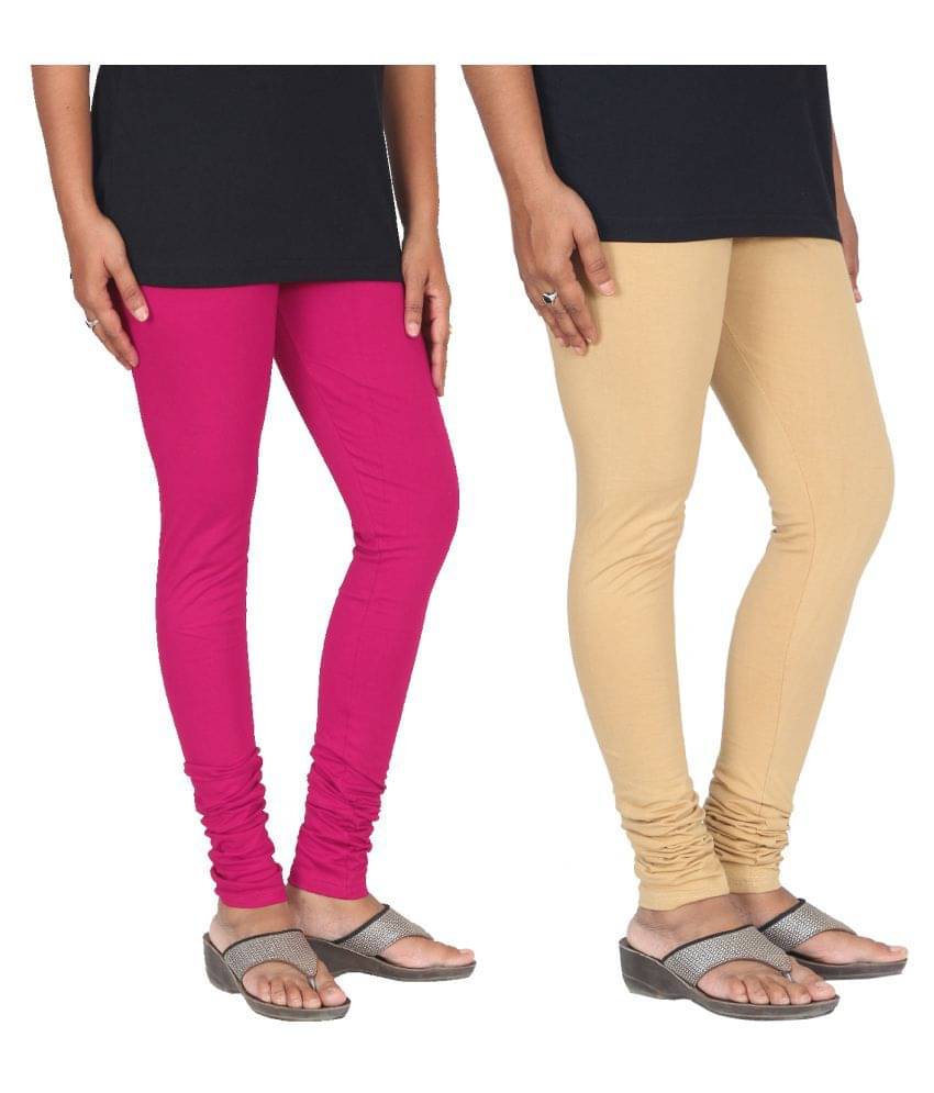     			Skandas Trendz Cotton Lycra Pack of 2 Leggings