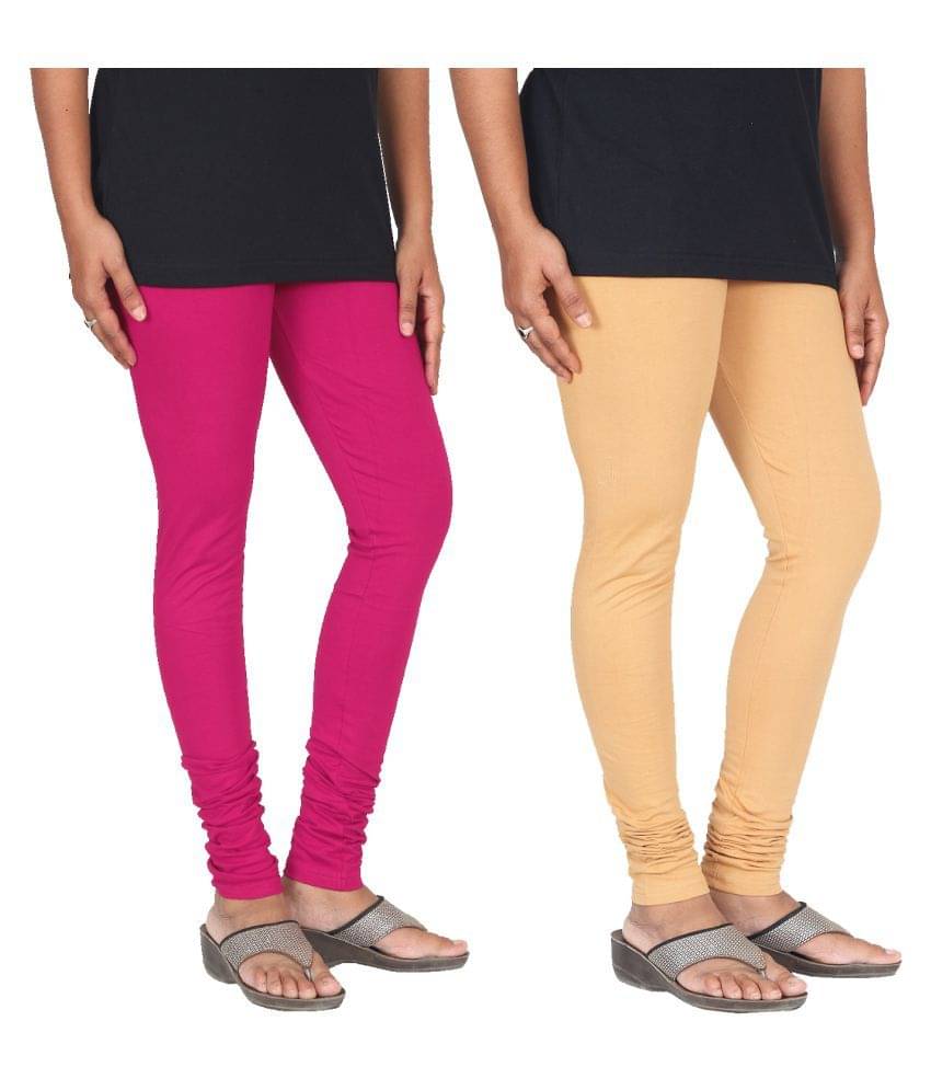     			Skandas Trendz Cotton Lycra Pack of 2 Leggings