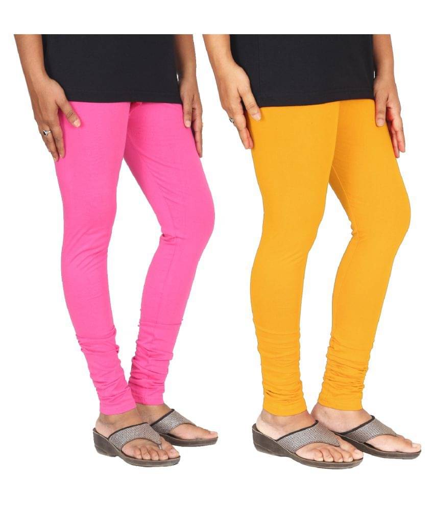     			Skandas Trendz Cotton Lycra Pack of 2 Leggings