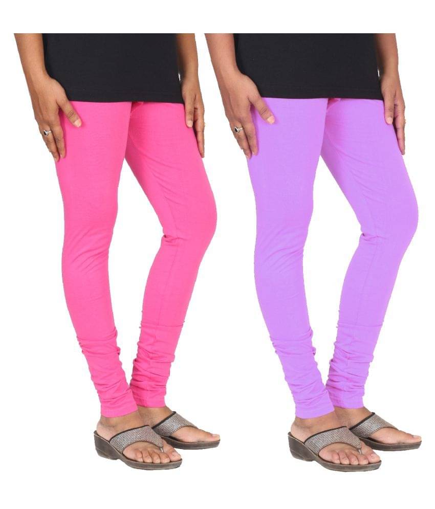     			Skandas Trendz Cotton Lycra Pack of 2 Leggings