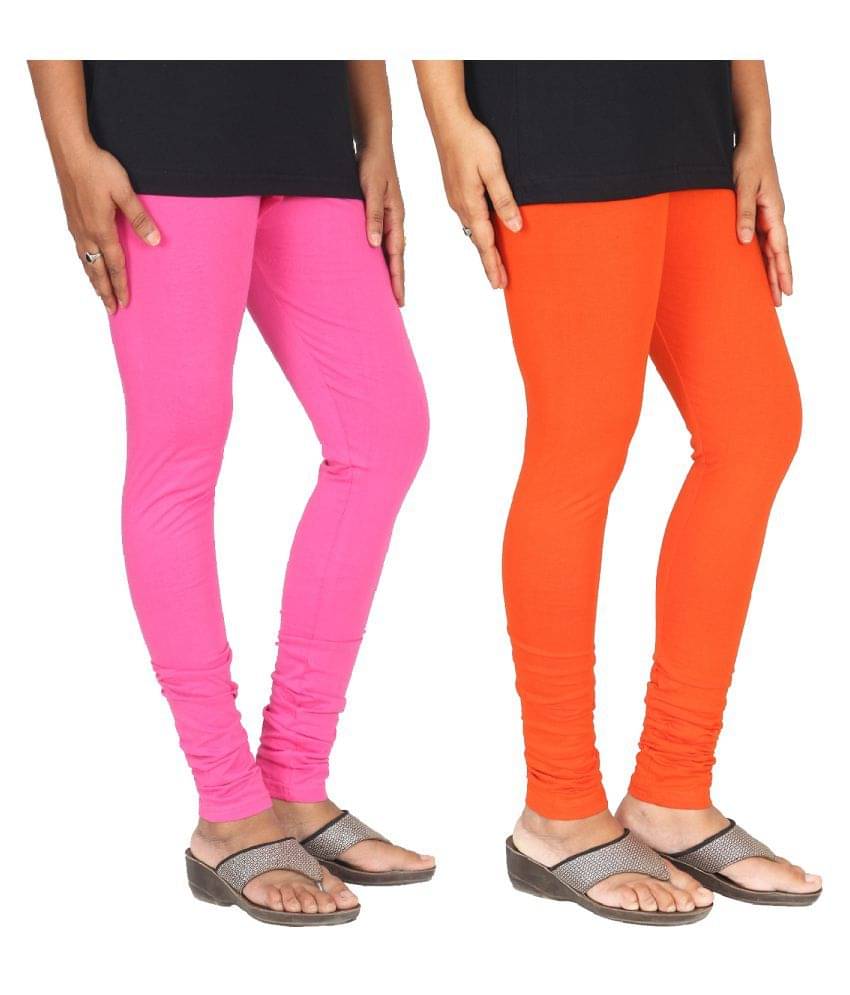     			Skandas Trendz Cotton Lycra Pack of 2 Leggings