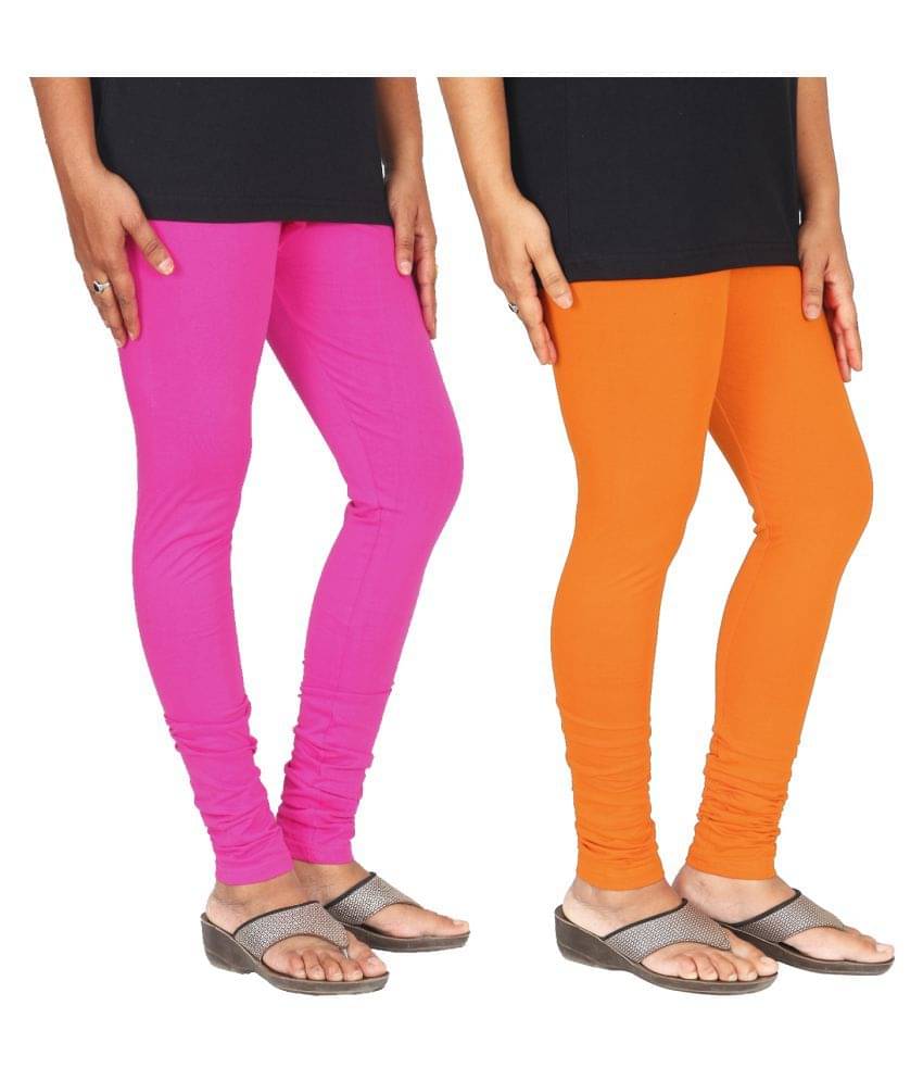     			Skandas Trendz Cotton Lycra Pack of 2 Leggings