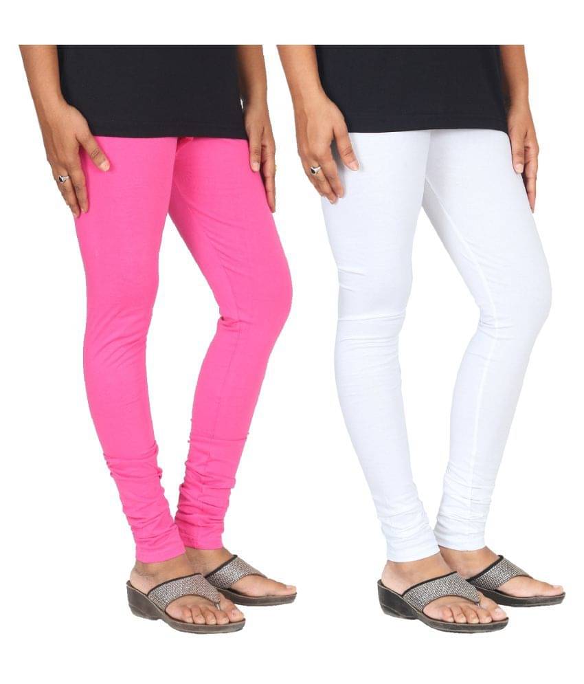     			Skandas Trendz Cotton Lycra Pack of 2 Leggings