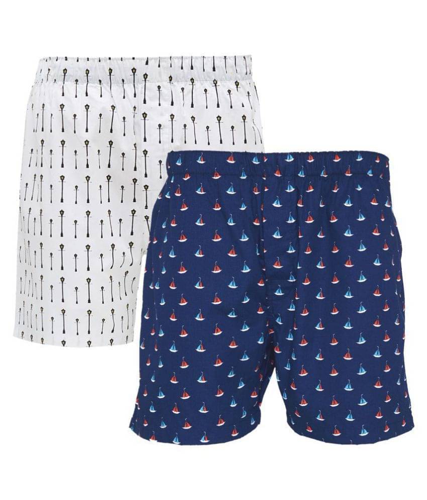     			XYXX Pack of 2 Cotton Boxers For Men's ( Multi )