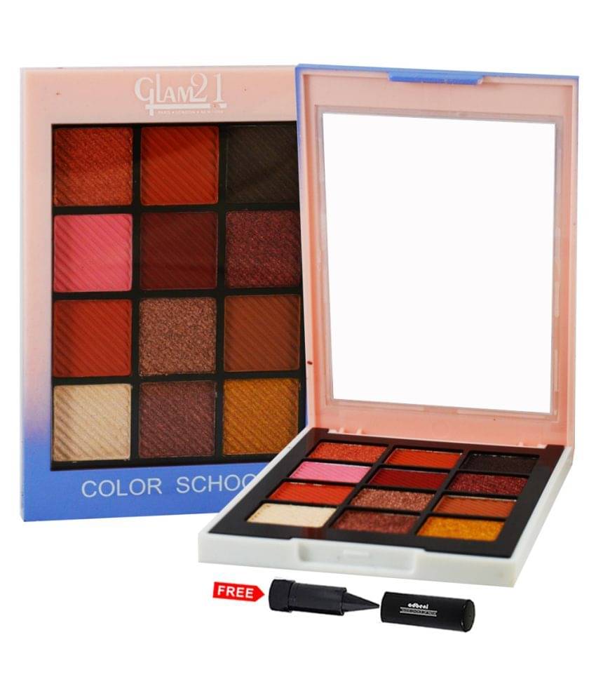 Glam21 Color School-ES901-01 Eye Shadow Pressed Powder Colours 12 gm Glam21 Color School-ES901-01 Eye Shadow Pressed Powder Colours 12 gm