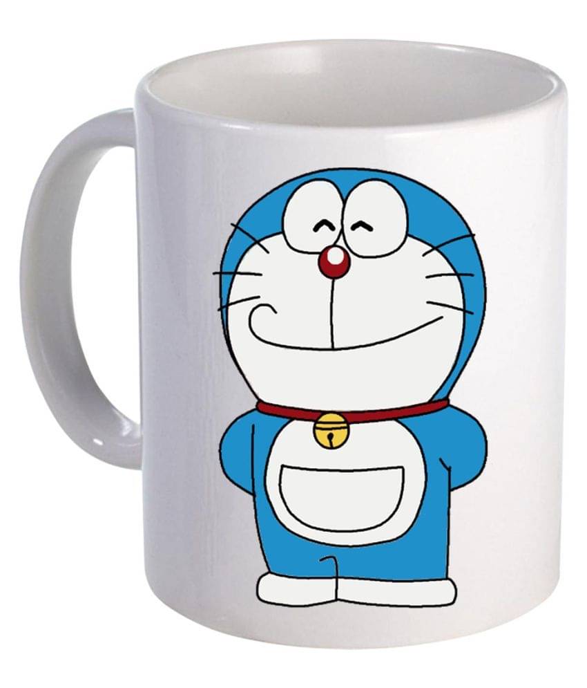     			COLOR YARD best Doraemon Ceramic Coffee Mug 1 Pcs 325 ml