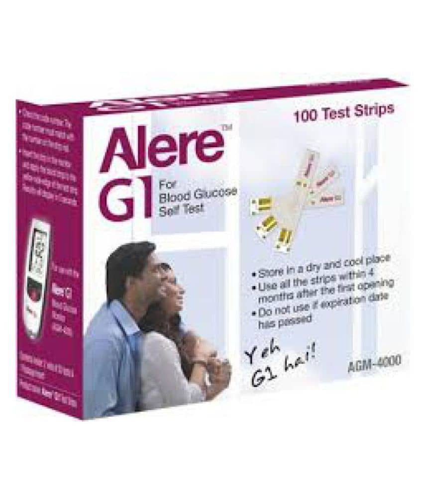Alereg1 Bloodglucose Test 100 STRIPS ALEREg1
