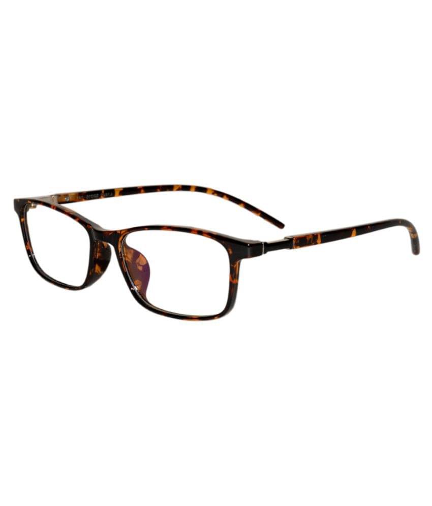 Peter Jones Brown Rectangle Spectacle Frame 1810DA Peter Jones Brown Rectangle Spectacle Frame 1810DA