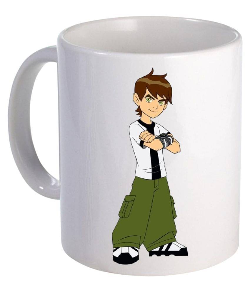    			COLOR YARD ben cartoon design Ceramic Coffee Mug 320 mL ( Pack of 1 )