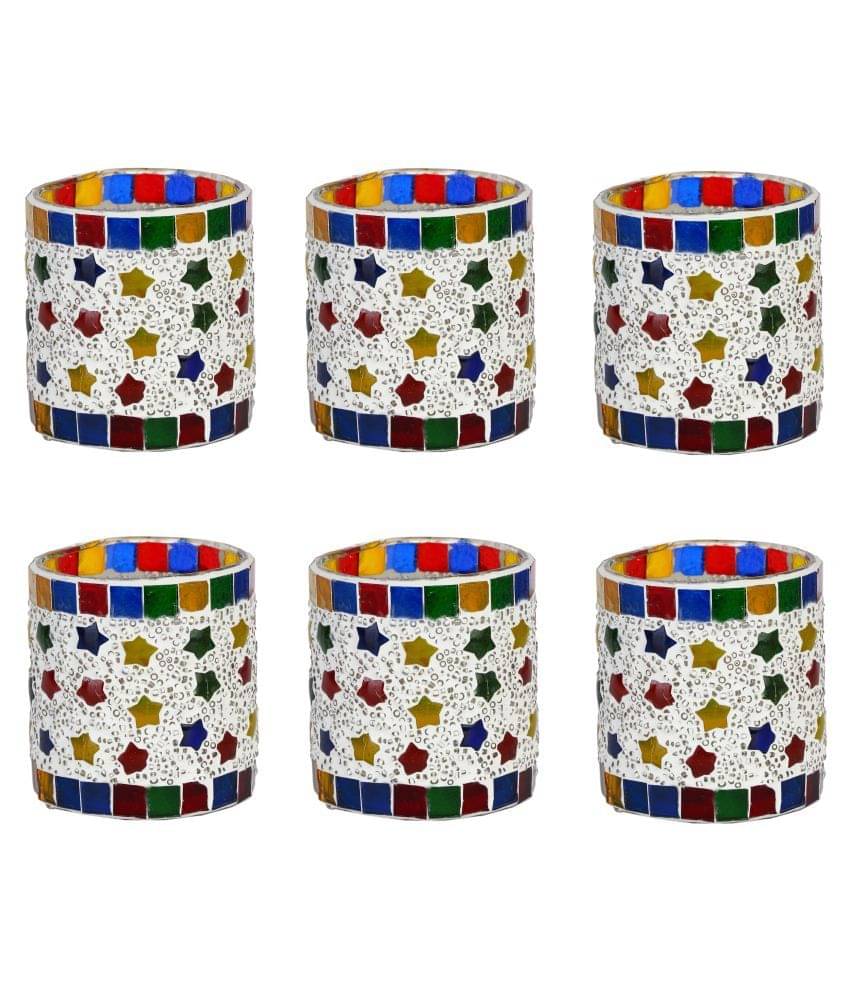 AFAST Multicolour LED Tea Light Candle Holder- Pack of 6 AFAST Multicolour LED Tea Light Candle Holder- Pack of 6