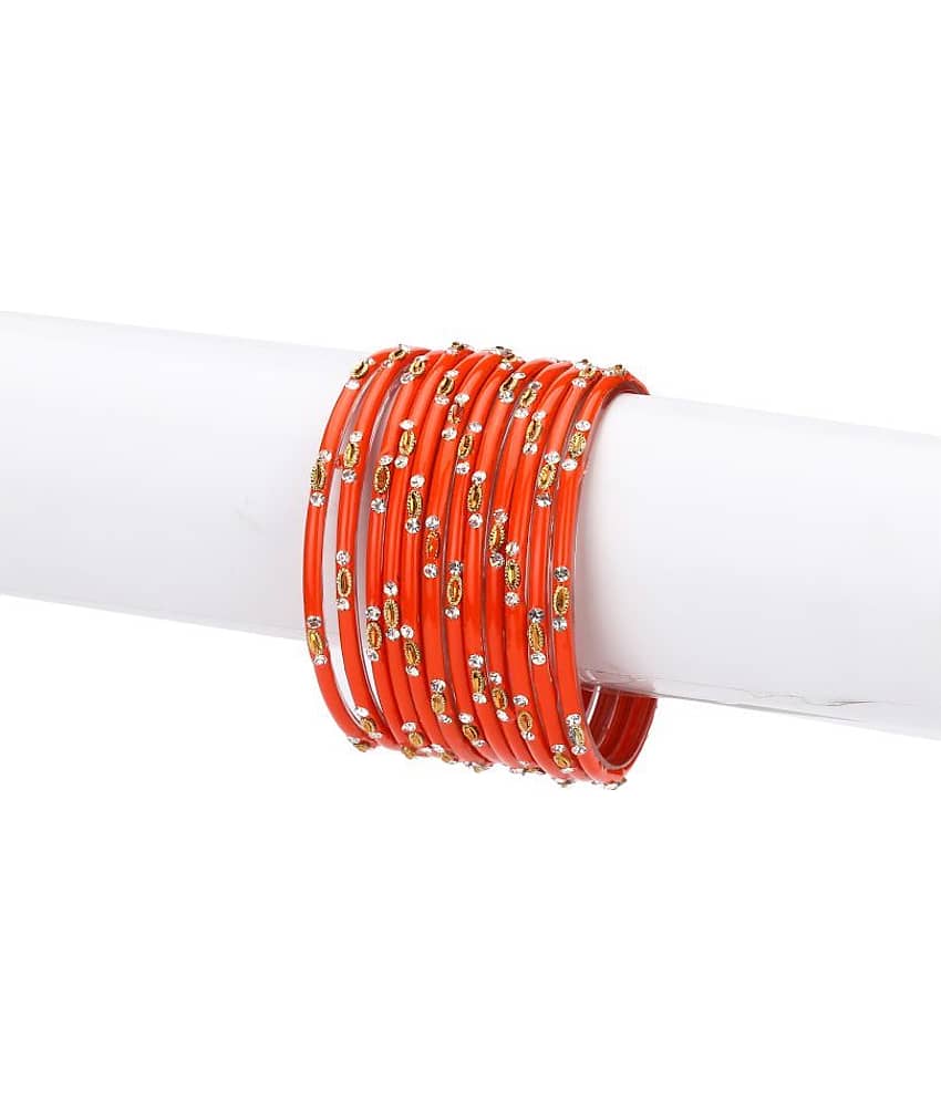 AFAST - Orange Bangle Set (Pack of 1) - Bangles & Bracelets | Buy online on ZillyBuy