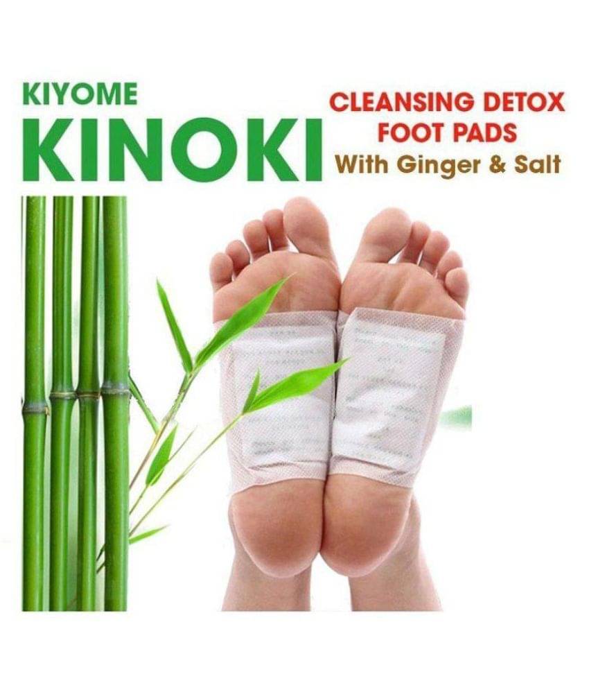     			Kinoki Kinoki Cleansing Detox Foot Patches 10 Adhesive Pads Kit Natural Unwanted Toxins Remover (Free Size)