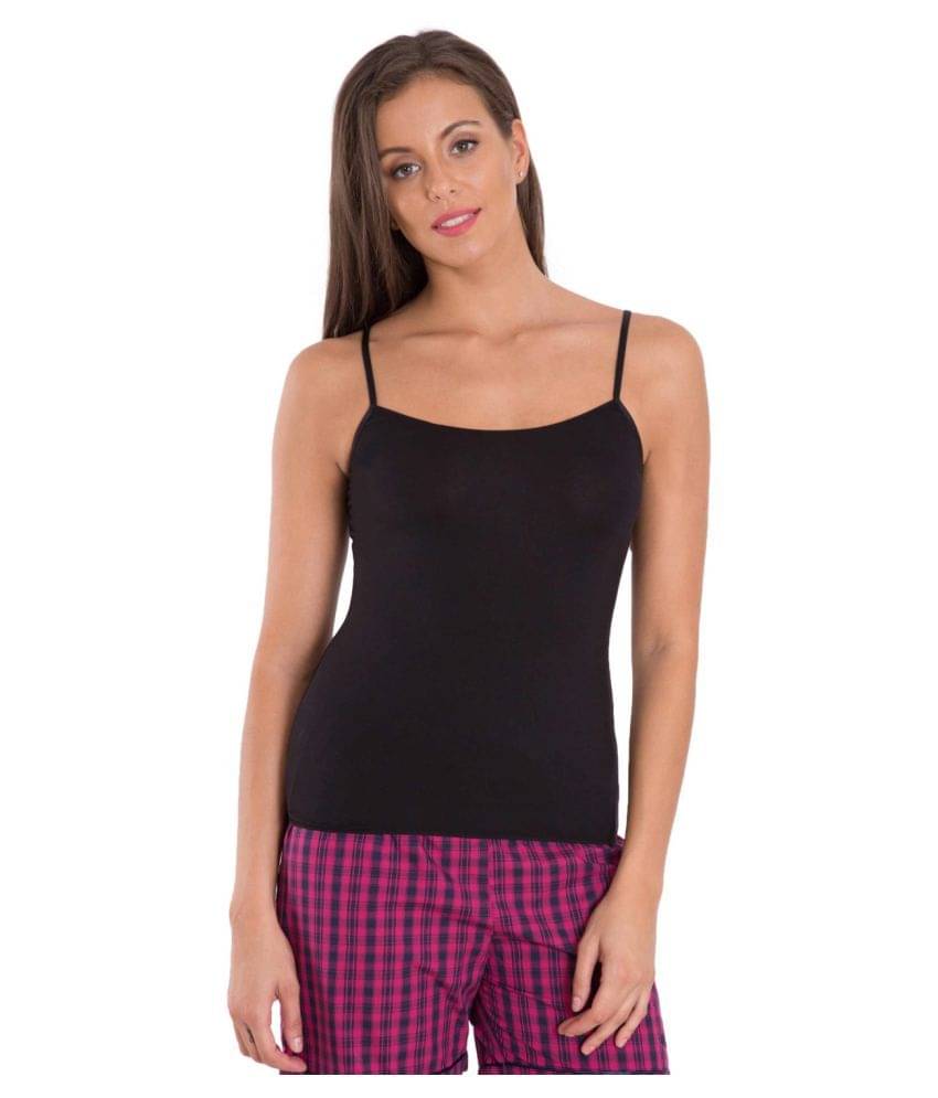 Jockey Cotton Camisoles - Black Jockey Cotton Camisoles - Black