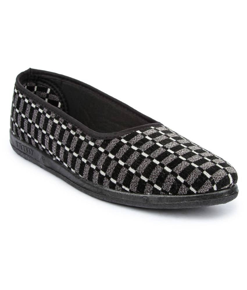 Gliders By Liberty Black Women's Slip On - Casual Shoes | Buy online on ZillyBuy