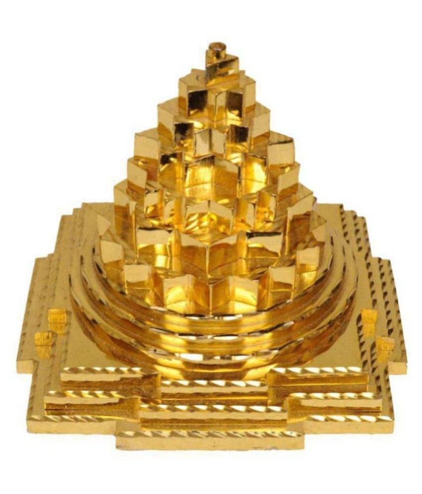     			Gold Plated Maha Meru Shree Yantra