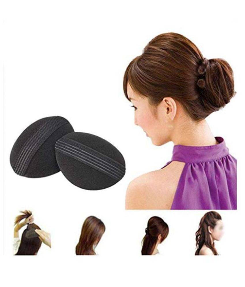     			FOK Black Casual Hair Puff