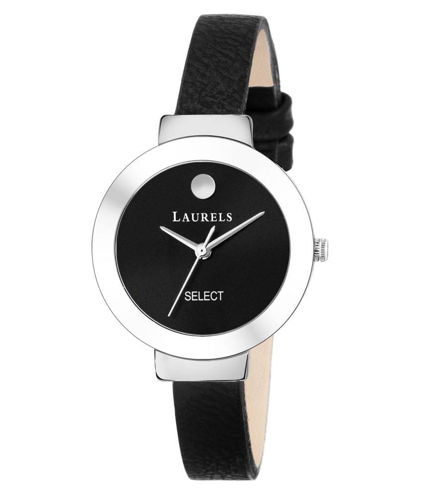     			Laurels Select PU Round Womens Watch