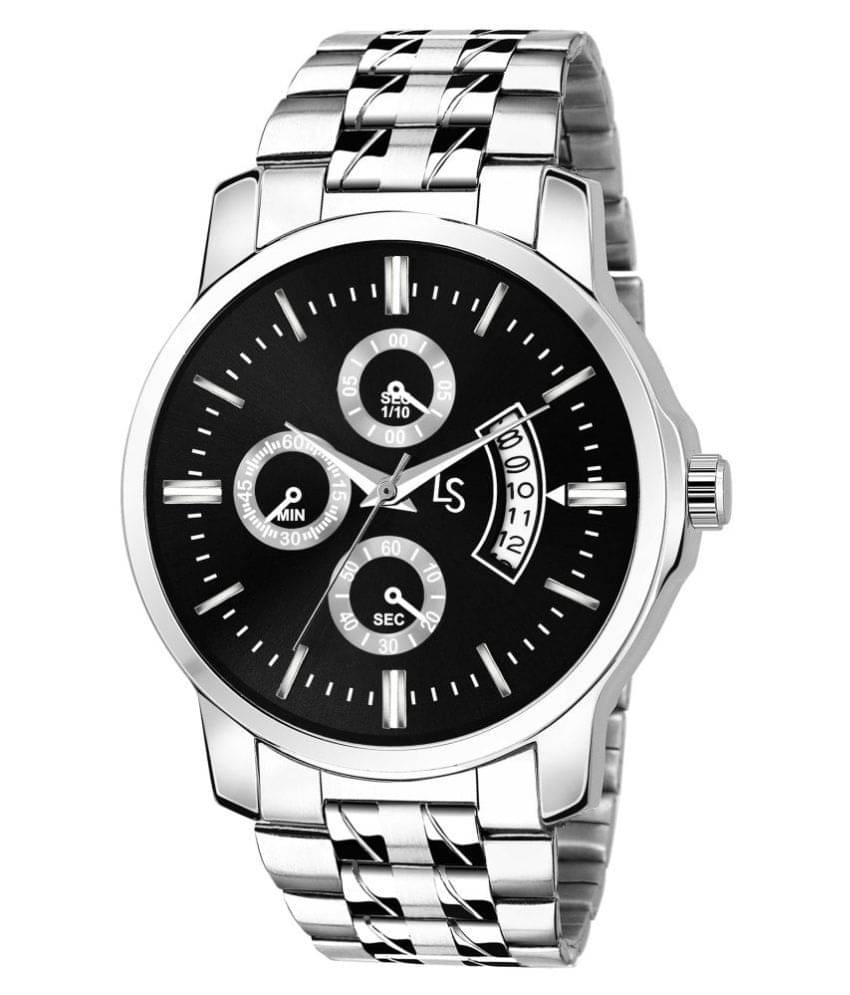Laurels Select SW-MA-020707 Stainless Steel Non-Functional Chronograph Men's Watch Laurels Select SW-MA-020707 Stainless Steel Non-Functional Chronograph Men's Watch