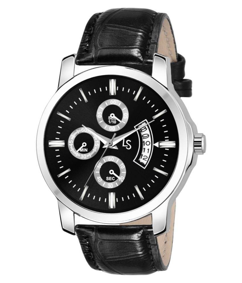 Laurels Select SW-MB-020207 PU Non-Functional Chronograph Men's Watch Laurels Select SW-MB-020207 PU Non-Functional Chronograph Men's Watch