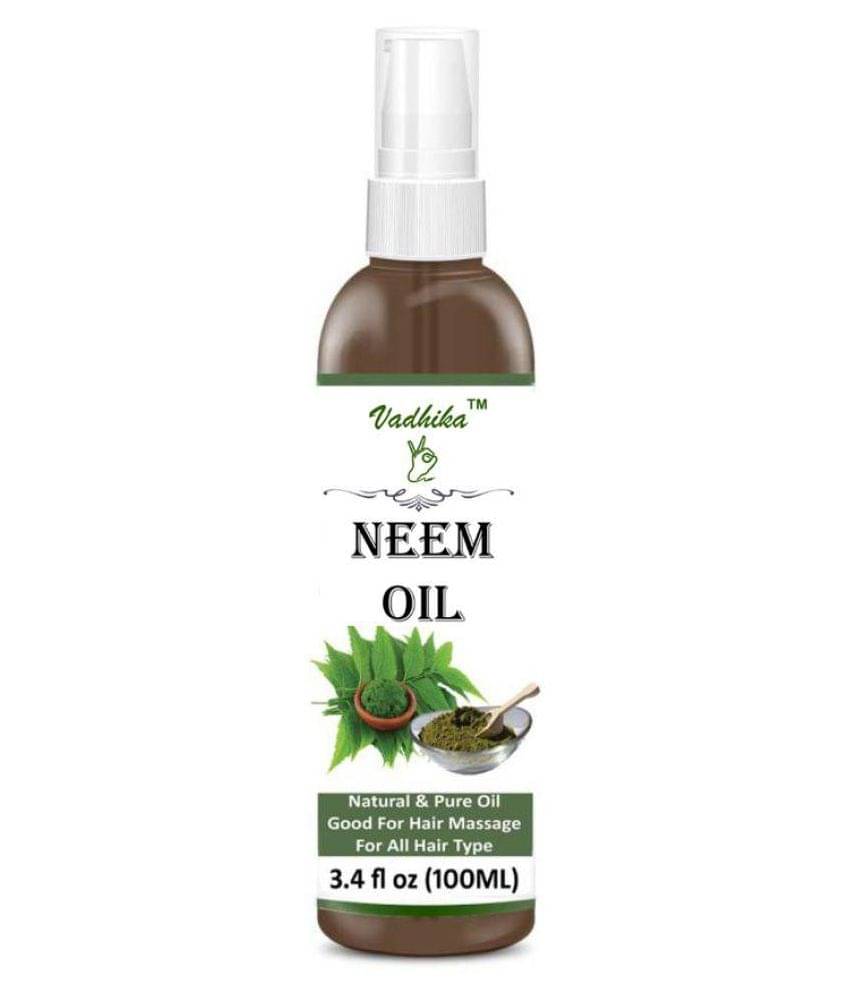Vadhika 100% Pure & Natural Neem Oil For Hair- Massage,Treatment 100ML ml Vadhika 100% Pure & Natural Neem Oil For Hair- Massage,Treatment 100ML ml