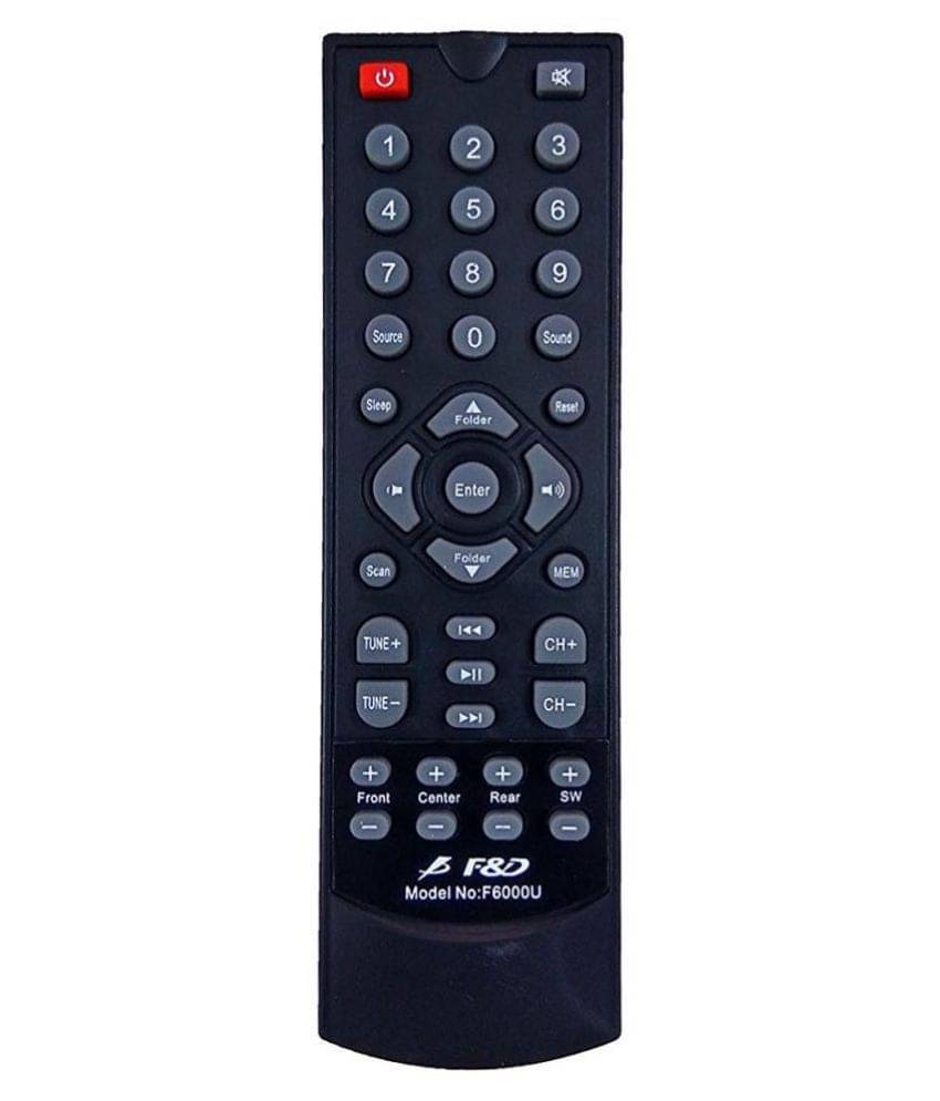 MILLIMAX (F6000U) TV Remote Compatible with F&D Hometheatre MILLIMAX (F6000U) TV Remote Compatible with F&D Hometheatre