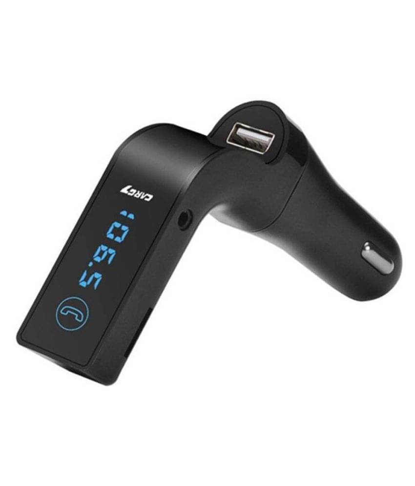     			Cell First Car Mobile Charger Car Bluetooth Mobile Charger FM Transmitter CAR G7 Black