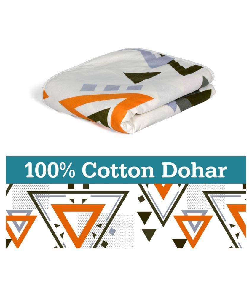 DIVINE CASA Single Cotton Gray Geometrical Quilt Coordinated     			DIVINE CASA Single Cotton Gray Geometrical Quilt Coordinated