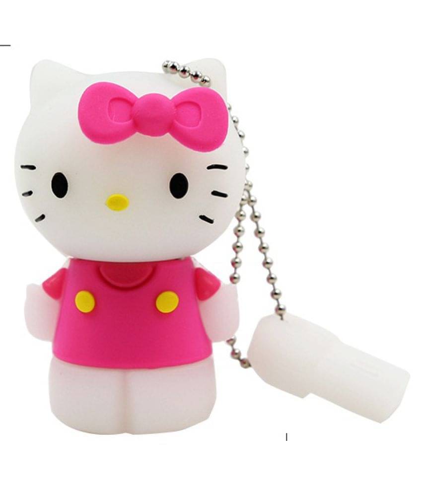     			Pankreeti Kitty Cat 32GB USB 2.0 Fancy Pendrive Pack of 1